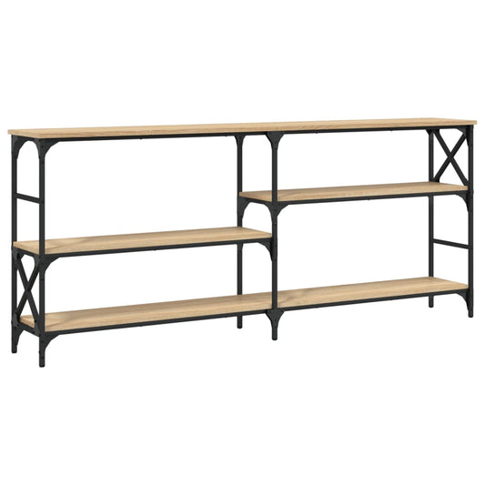vidaXL Console Table Sonoma Oak 180x29x76,5 cm Engineered Wood