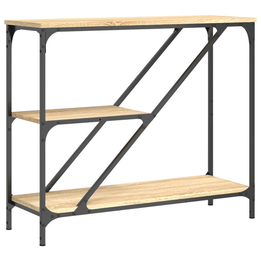 vidaXL Console Table Sonoma Oak 88,5x30x75 cm Engineered Wood