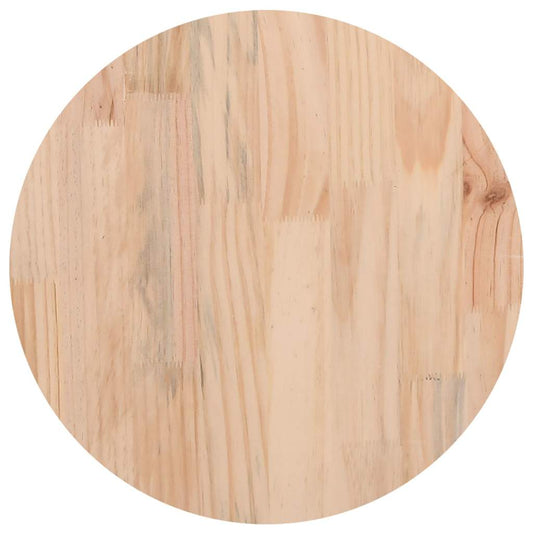 vidaXL Table Top Round Ø30x3 cm Solid Wood Pine