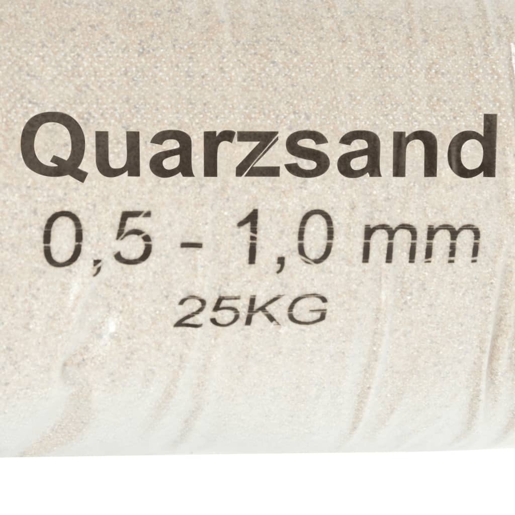 vidaXL Filter Sand 25 kg 0,5-1,0 mm