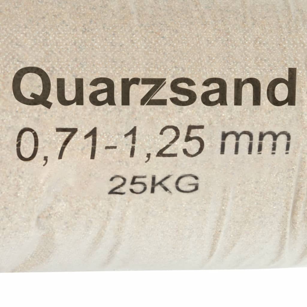vidaXL Filter Sand 25 kg 0,71-1,25 mm