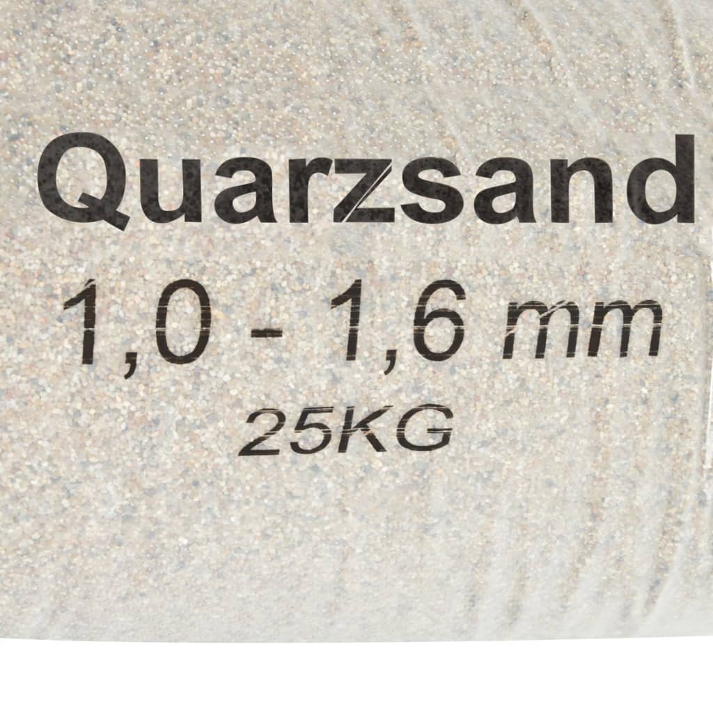 vidaXL Filter Sand 25 kg 1,0-1,6 mm