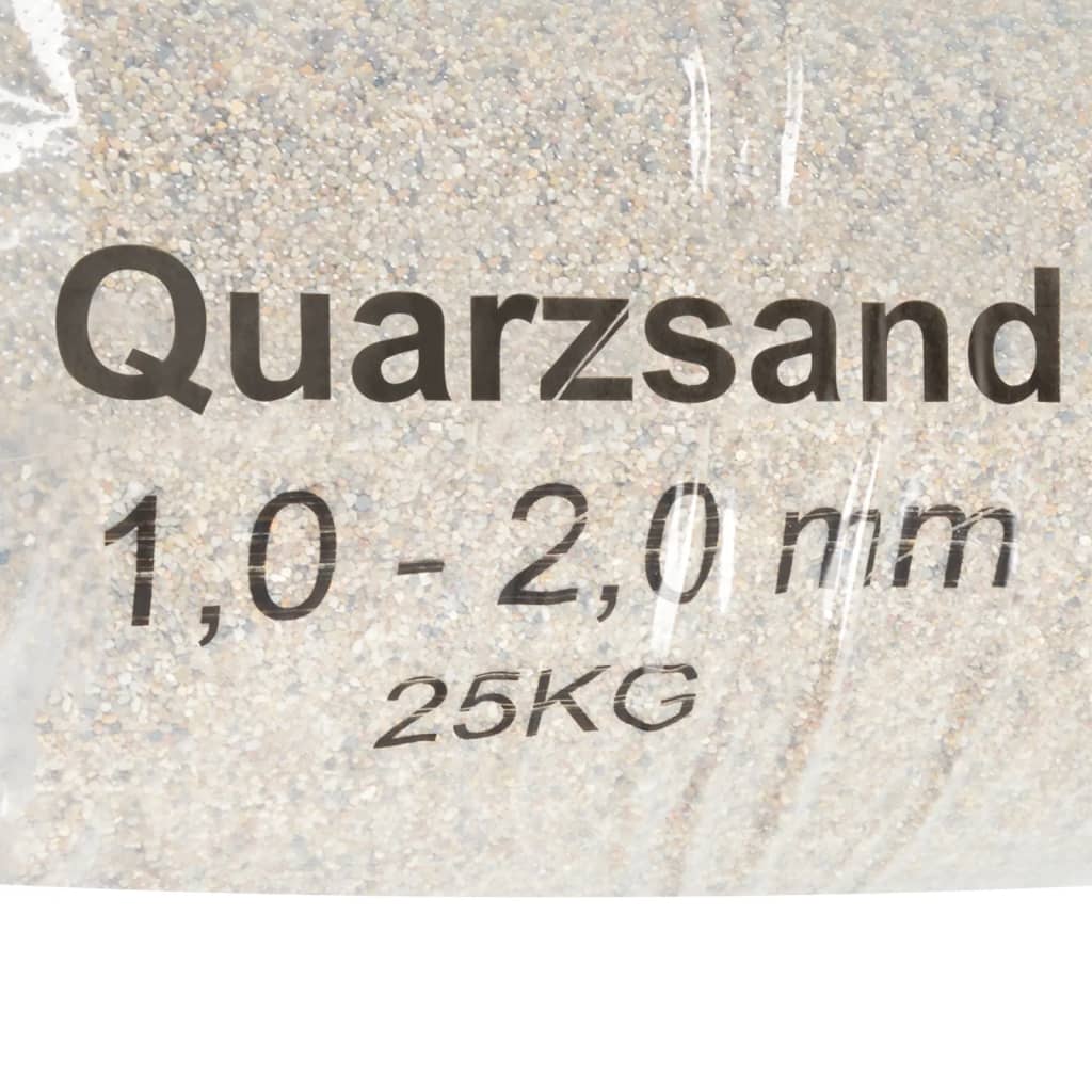 vidaXL Filter Sand 25 kg 1,0-2,0 mm