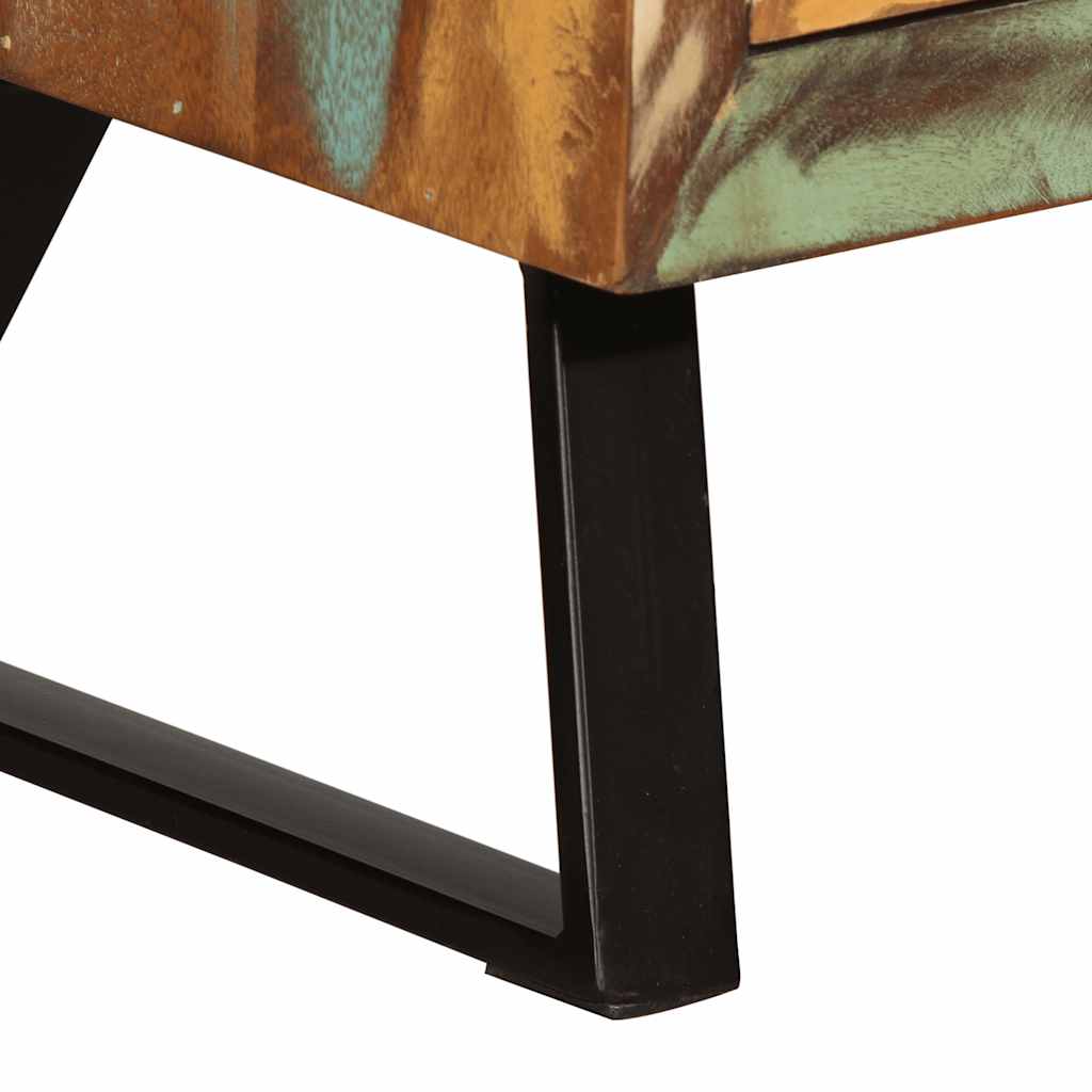 vidaXL Drawer Cabinet Multicolour 70x35x70 cm Solid Wood Reclaimed