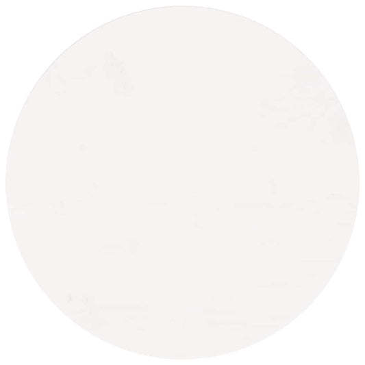 vidaXL Table Top Round White Ø50x3 cm Solid Wood Pine