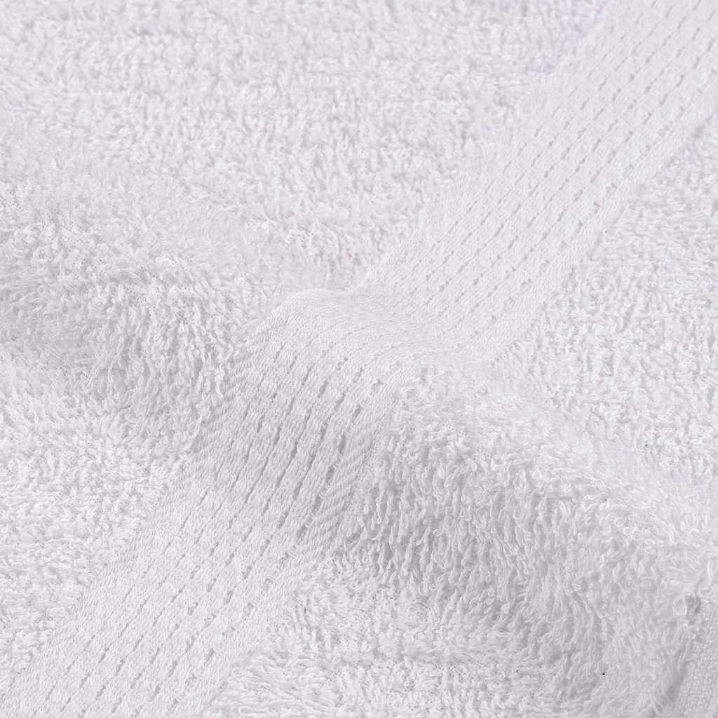 vidaXL Guest Towels "FROGN" 10 pcs White 30x50 cm 360 gsm