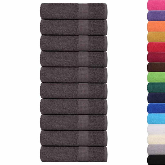 vidaXL Bath Towels "FROGN" 25 pcs Anthracite 100x150 cm 360 gsm