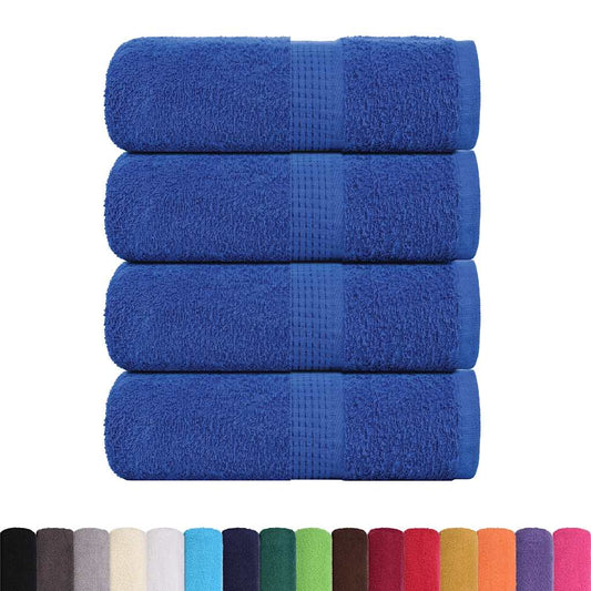 vidaXL Wash Towels "FROGN" 4 pcs Blue 30x30 cm 360 gsm