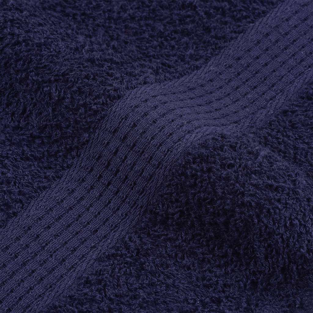 vidaXL Sauna Towels "FROGN" 10 pcs Navy Blue 80x200 cm 360 gsm