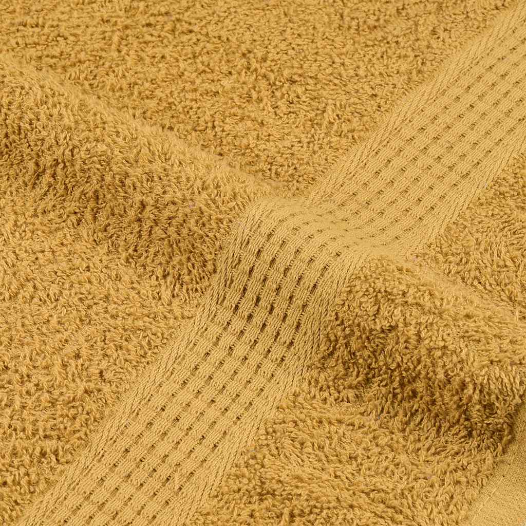 vidaXL Guest Towels "FROGN" 4 pcs Gold 30x50 cm 360 gsm