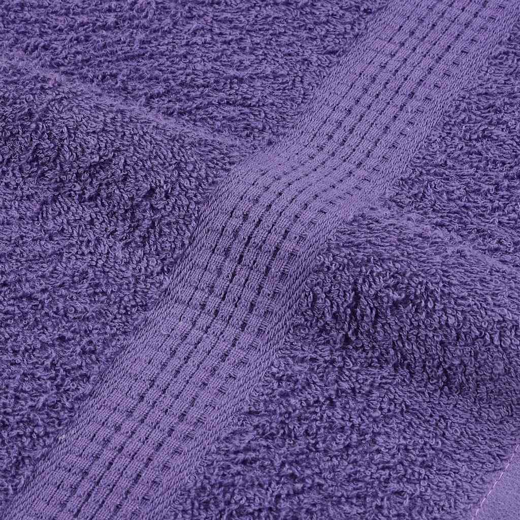 vidaXL Towels "FROGN" 2 pcs Purple 100x200 cm 360 gsm