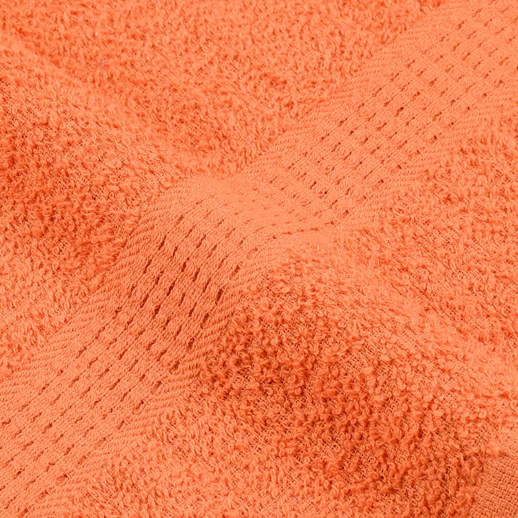 vidaXL Sauna Towels 2 pcs "FROGN" Orange 80x200 cm 100% Cotton