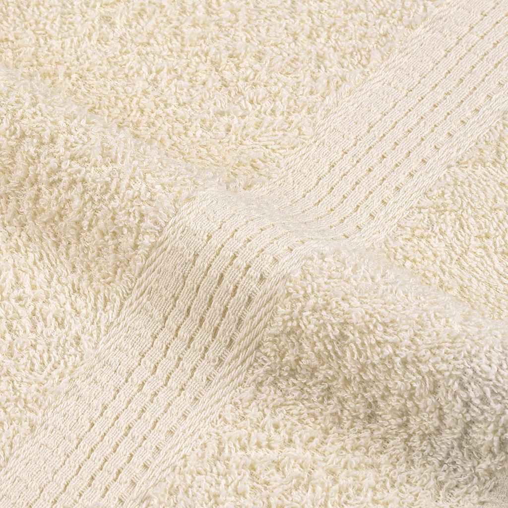 vidaXL Towels "FROGN" 10 pcs Cream 100x200 cm 360 gsm