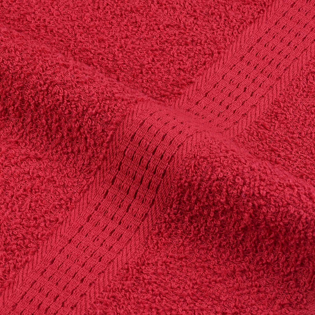 vidaXL 6 Piece Towel Set "FROGN" Red 360 gsm