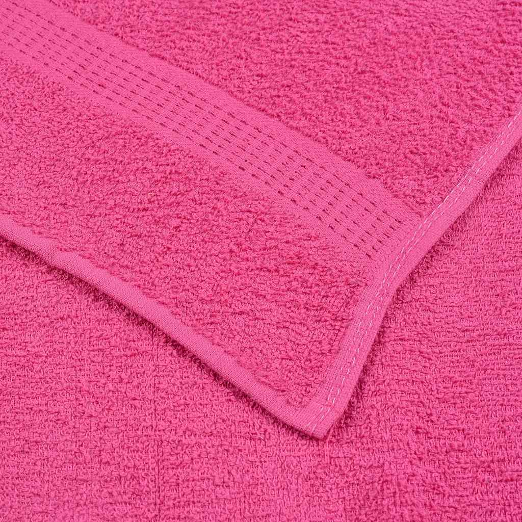 vidaXL 6 Piece Towel Set "FROGN" Pink 360 gsm