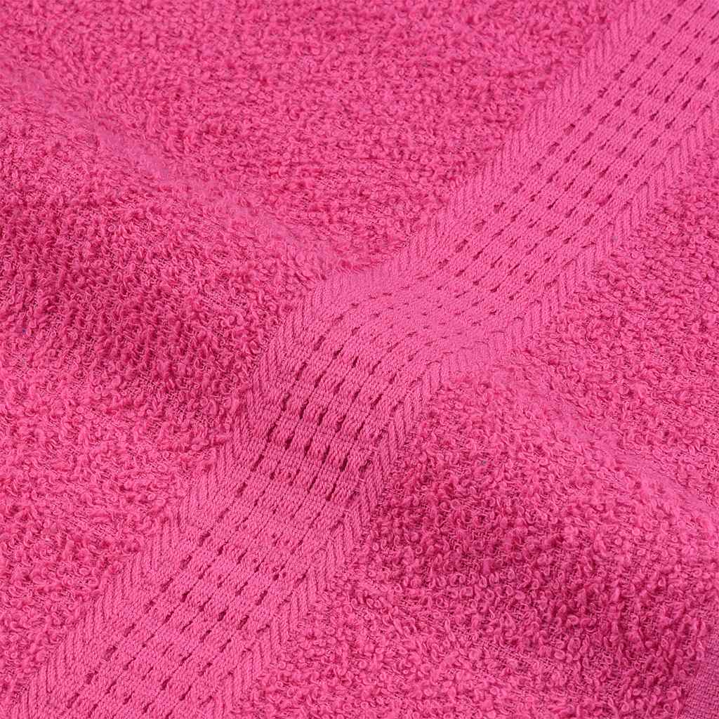 vidaXL 12 Piece Towel Set "FROGN" Pink 360 gsm