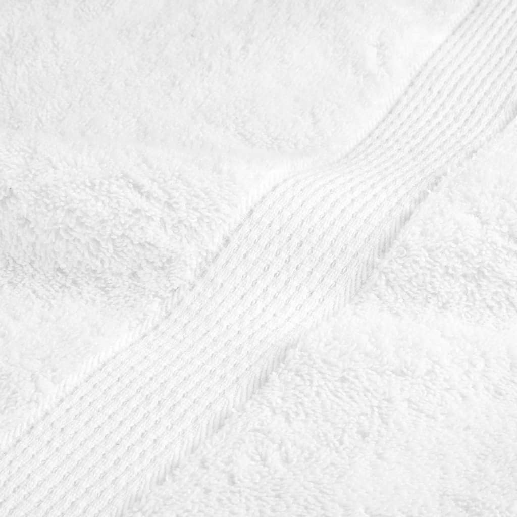 vidaXL Premium Bath Towels "SOLUND" 4 pcs White 100x150 cm 600 gsm