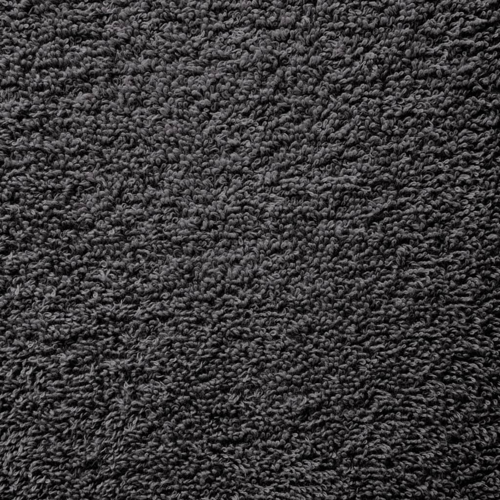 vidaXL Premium Sauna Towels SOLUND 50 pcs Anthracite 80x200 cm 600 gsm