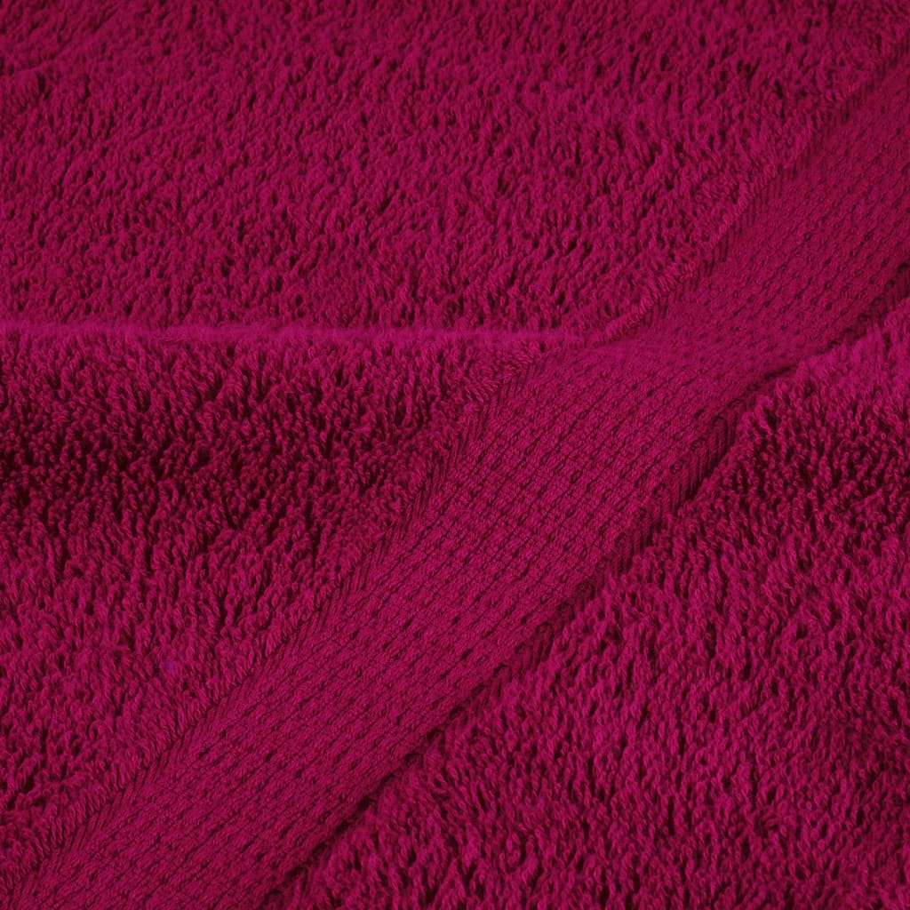 vidaXL Premium Shower Towels "SOLUND" 4 pcs Bordeaux 70x140 cm 600 gsm