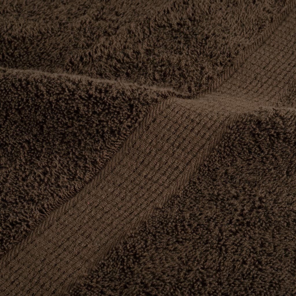 vidaXL Premium Shower Towels SOLUND 10pcs Brown 70x140cm 600gsm