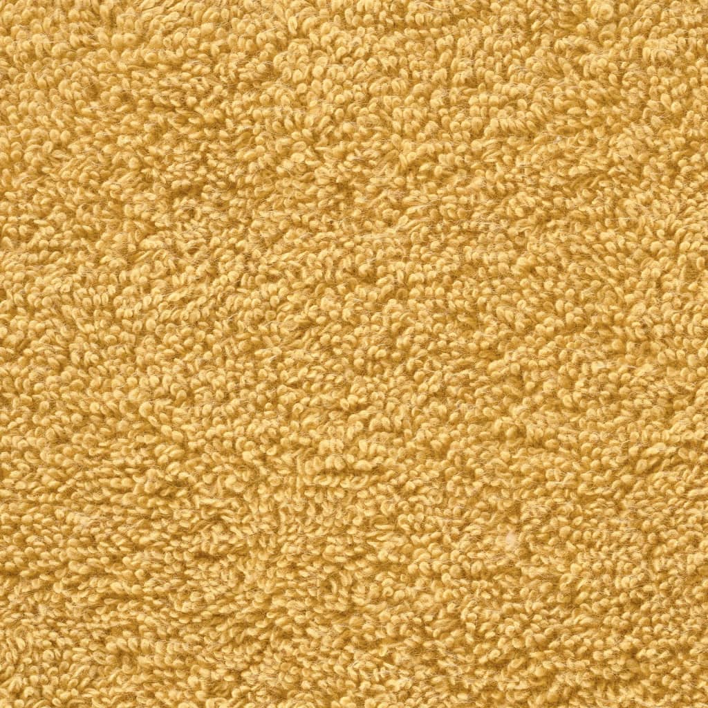 vidaXL Premium Guest Towels "SOLUND" 4 pcs Gold 30x50 cm 600 gsm