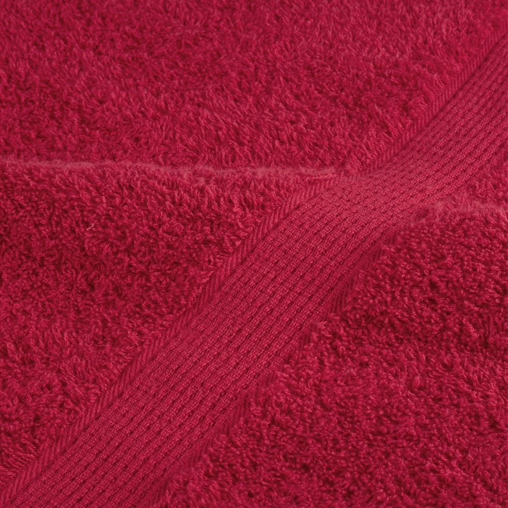 vidaXL Premium Sauna Towels SOLUND 4 pcs Red 80x200 cm 600 gsm