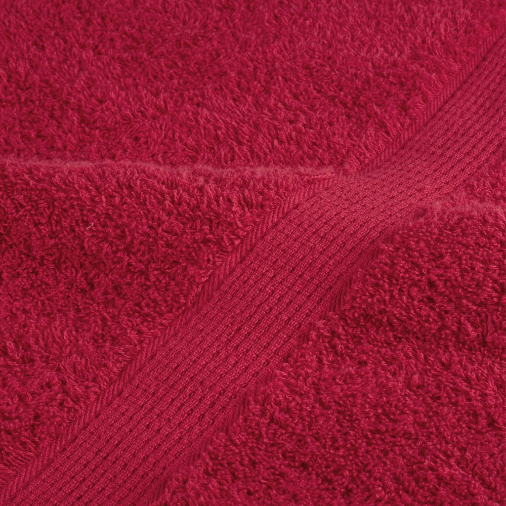 vidaXL Premium Towels SOLUND 4 pcs Red 100x200 cm 600 gsm