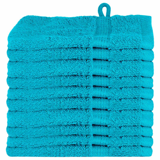 vidaXL Guest Towel SOLUND 10 pcs Turquiose 15 x 21 cm 550 gsm