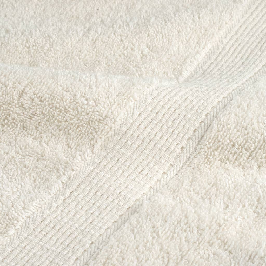 vidaXL Premium Sauna Towels SOLUND 4 pcs Cream 80x200 cm 600 gsm