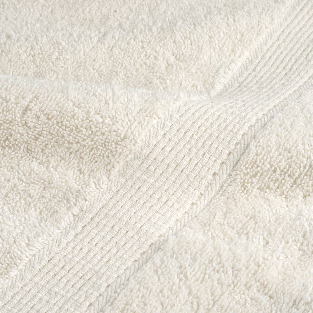 vidaXL Premium Towels SOLUND 2 pcs Cream 100x200 cm 600 gsm