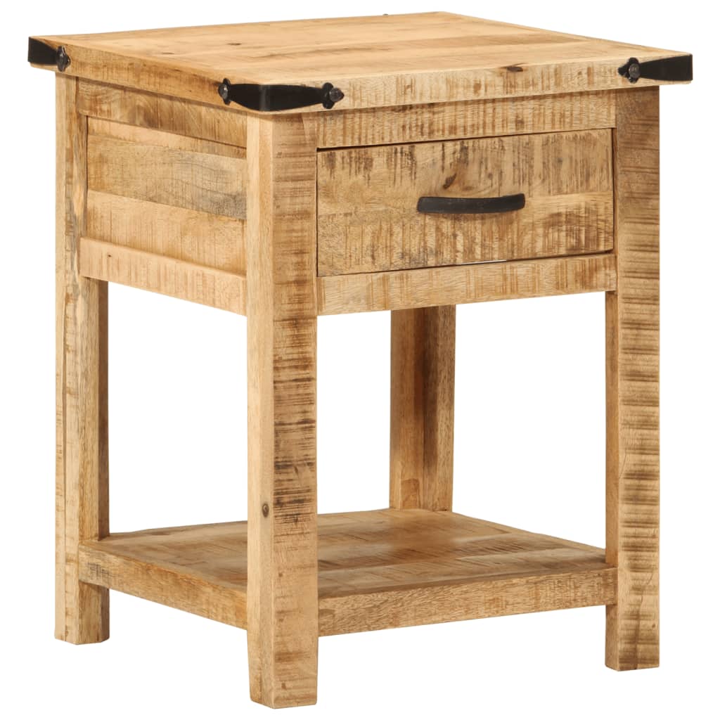 vidaXL Bedside Cabinet 40x40x50 cm Solid Wood Mango