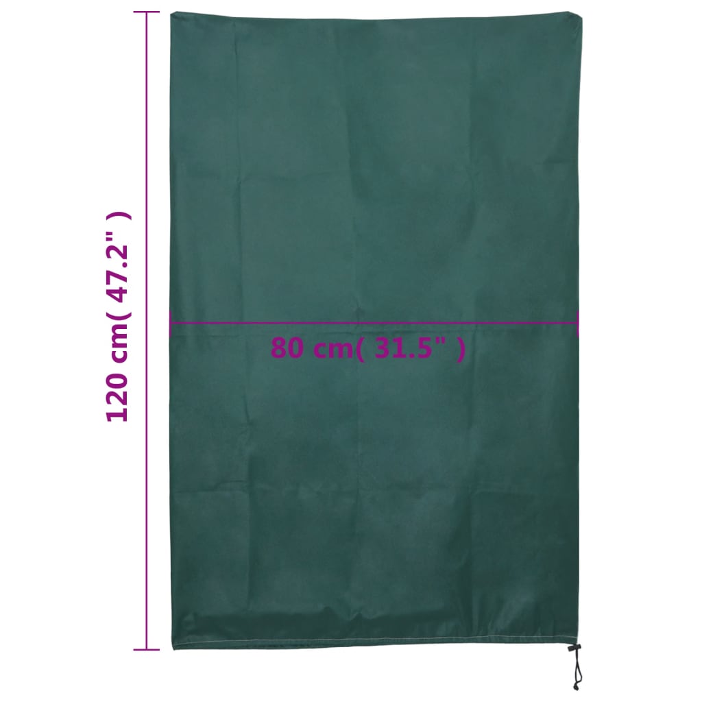 vidaXL Plant Fleece Covers with Drawstring 4 pcs 70 g/m² 0,8x1,2 m