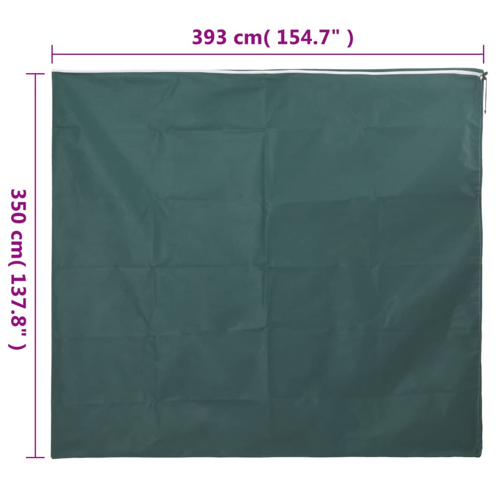 vidaXL Plant Fleece Cover with Zip 70 g/m² 3.93x3.5 m