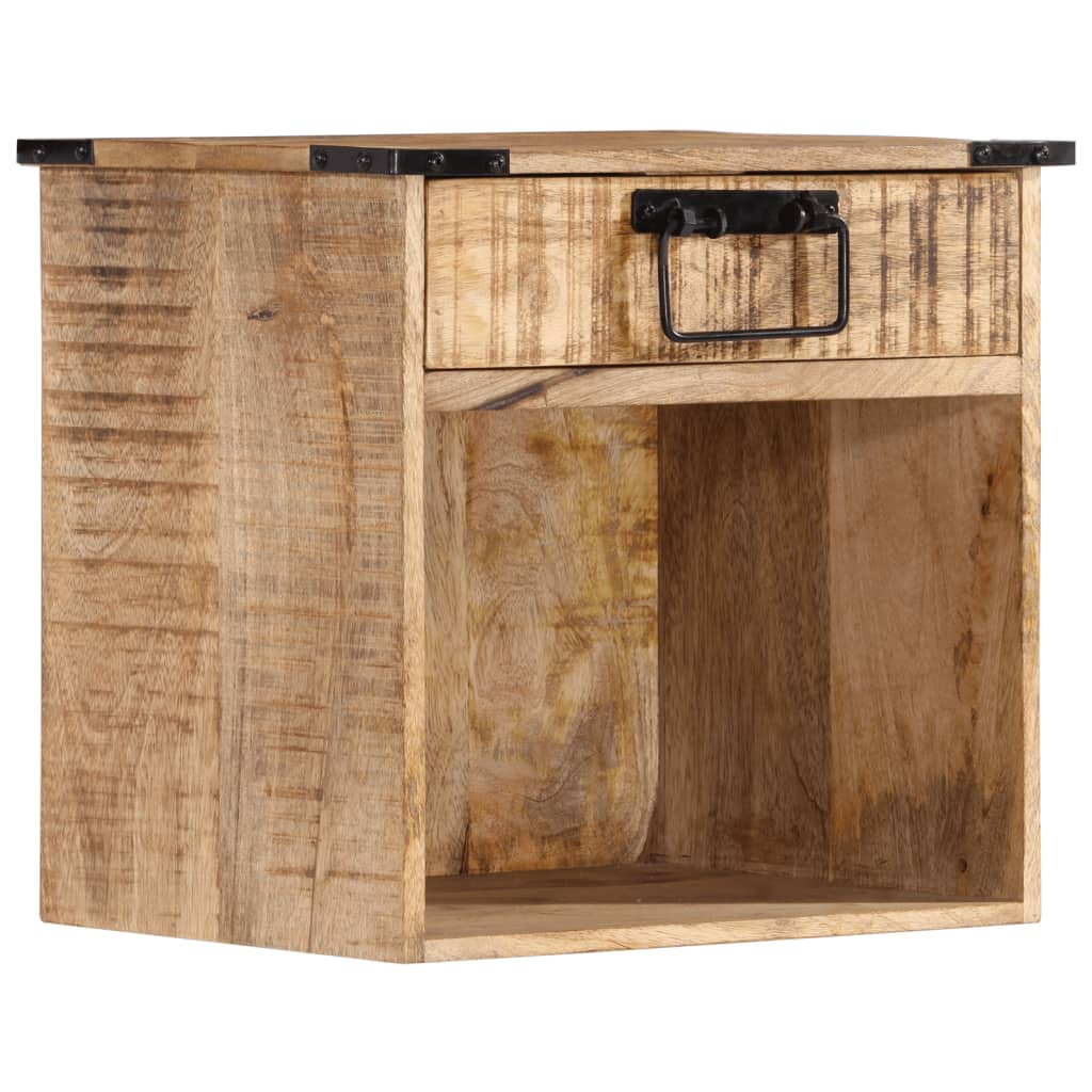 vidaXL Bedside Cabinet 40x30x37 cm Solid Wood Mango