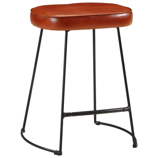 vidaXL Bar Stools 2 pcs Dark Brown 40x29,5x53 cm