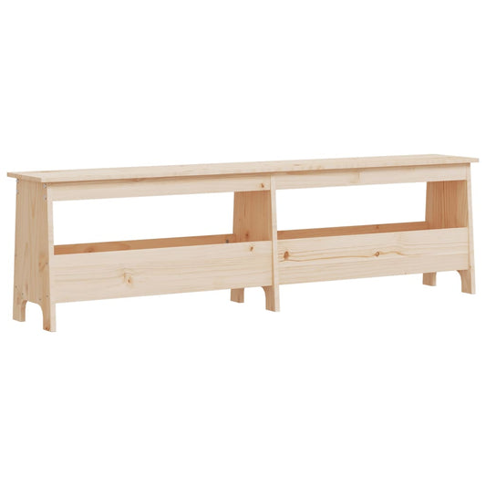 vidaXL Hall Bench 160x28x45 cm Solid Wood Pine