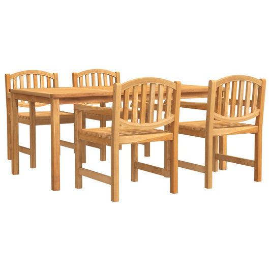 vidaXL Garden Dining Set | Teak Brown | Solid Teak Wood | Large | Stackable