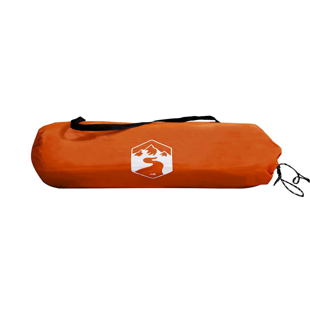 vidaXL Storage Tent 9 Compartments Grey and Orange Waterproof