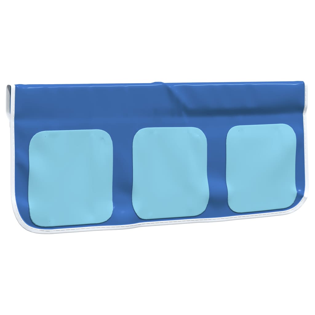 vidaXL Curtains for Loft Bed Blue Polyester