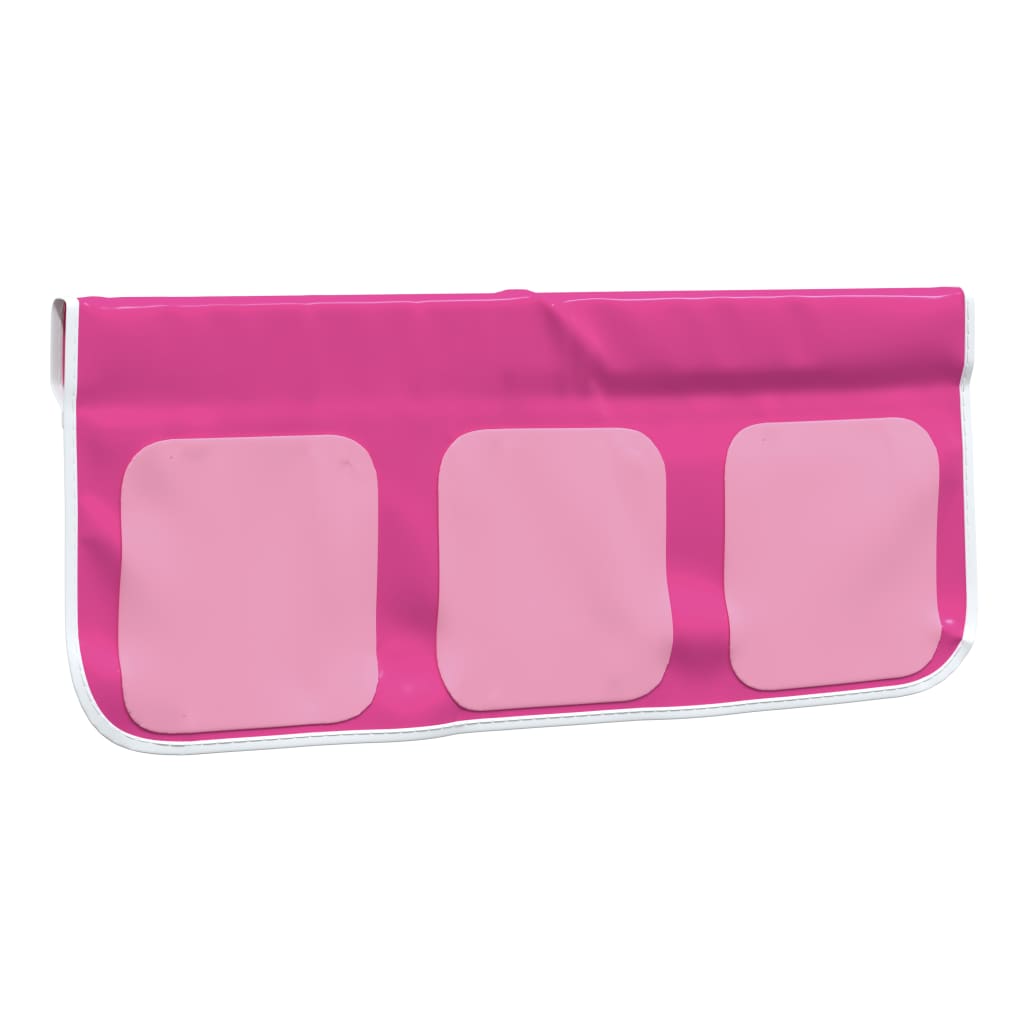 vidaXL Curtains for Loft Bed with Tunnel Pink Polyester