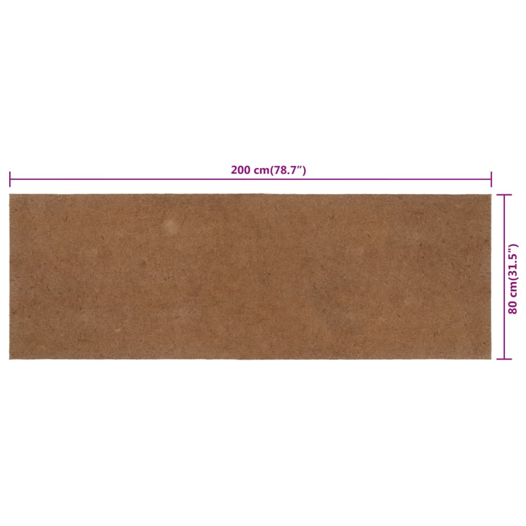 vidaXL Mattress Pad 80x200 cm Coir