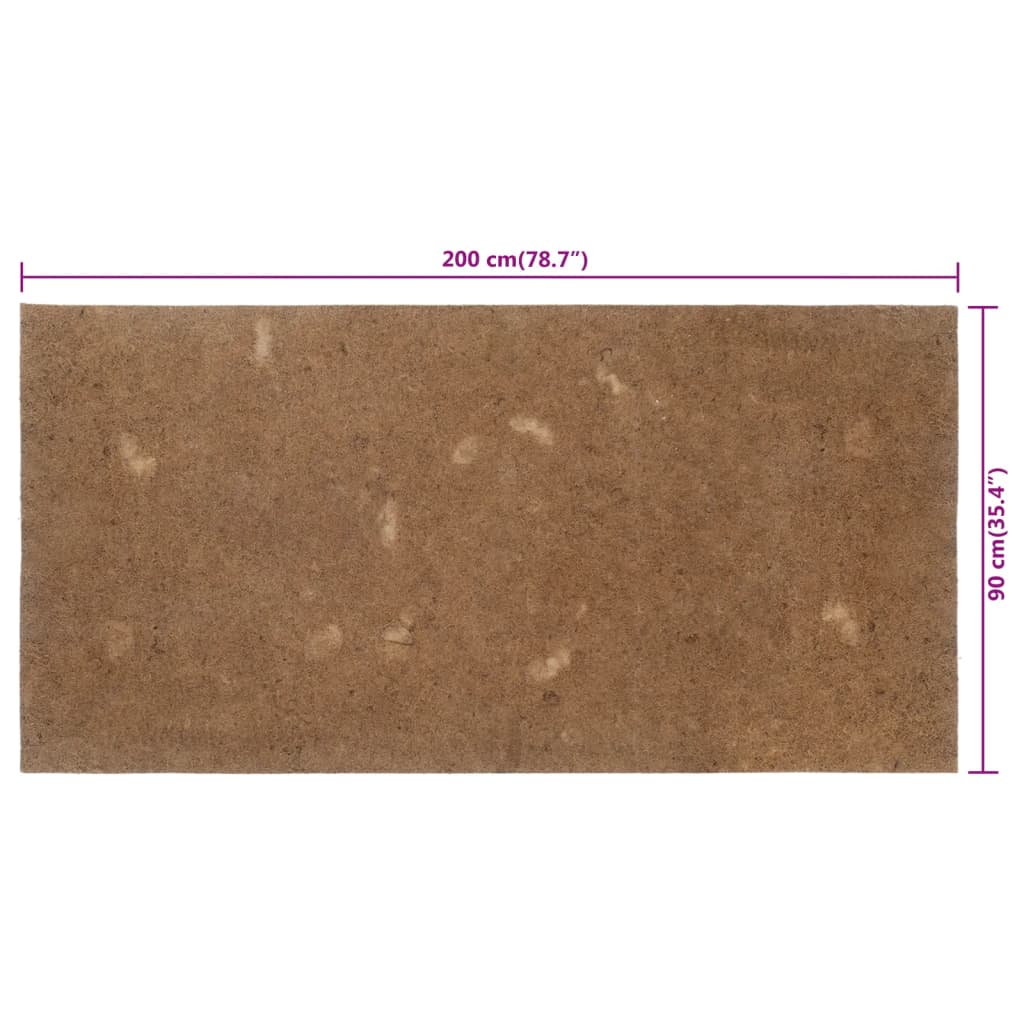 vidaXL Mattress Pad 90x200 cm Coir