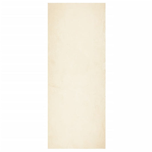 vidaXL Rug HUARTE Short Pile Soft and Washable Cream 80x200 cm