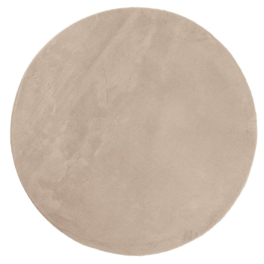 vidaXL Rug HUARTE Short Pile Soft and Washable Sand Ø 160 cm