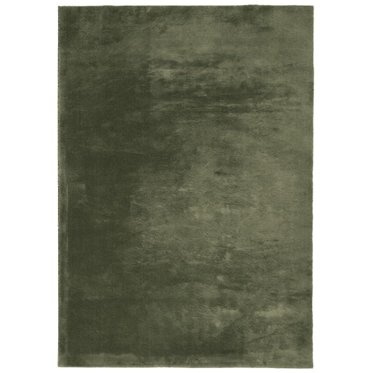 vidaXL Rug HUARTE Short Pile Soft and Washable Forest Green 200x280 cm