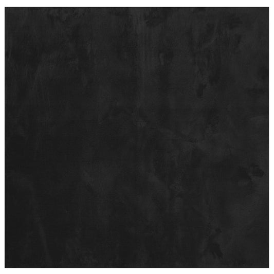 vidaXL Rug HUARTE Short Pile Soft and Washable Black 120x120 cm