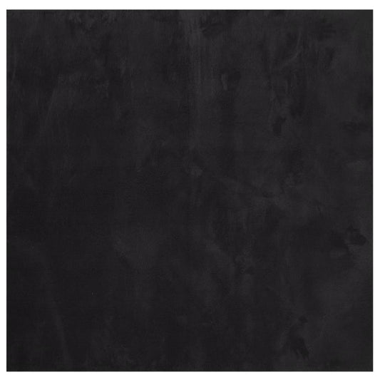 vidaXL Rug HUARTE Short Pile Soft and Washable Black 200x200 cm