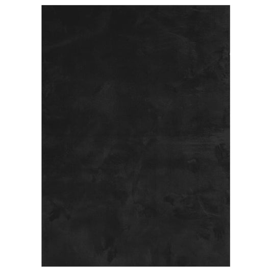 vidaXL Rug HUARTE Short Pile Soft and Washable Black 240x340 cm