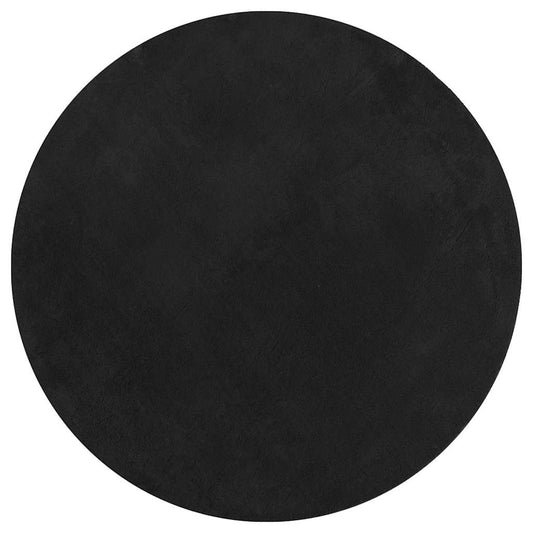 vidaXL Rug HUARTE Short Pile Soft and Washable Black Ø 200 cm