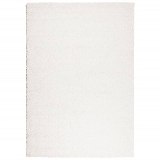 vidaXL Shaggy Rug PAMPLONA High Pile Modern Cream 120x170 cm